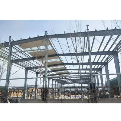 Q345b Long Span Structure Prefab Steel Buildings Anti Earthquake