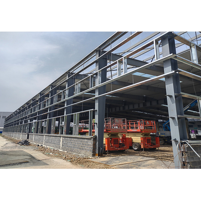 Bolt Connection Galvanized Prefabricated Steel Structures Warehouse Aws D1.1 Welding
