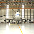 โรงเก็บเหล็กโครงสร้างเหล็กโรงเก็บเครื่องบินอาคารขนาดใหญ่