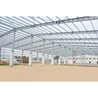 Industrial Shed Design Q345 Steel Frame Warehouse Construction Prefabricated Building Big